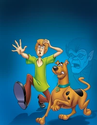 Scooby-Doo and Shaggy in a Spooky Adventure