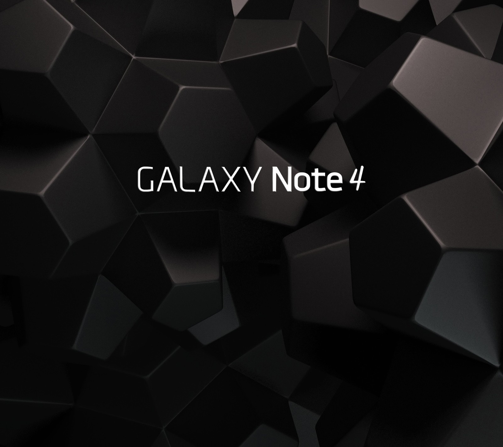 Um close em um samsung note 4 preto com um monte de cubos (3d, abstrato, galáxia, gnote, nota)