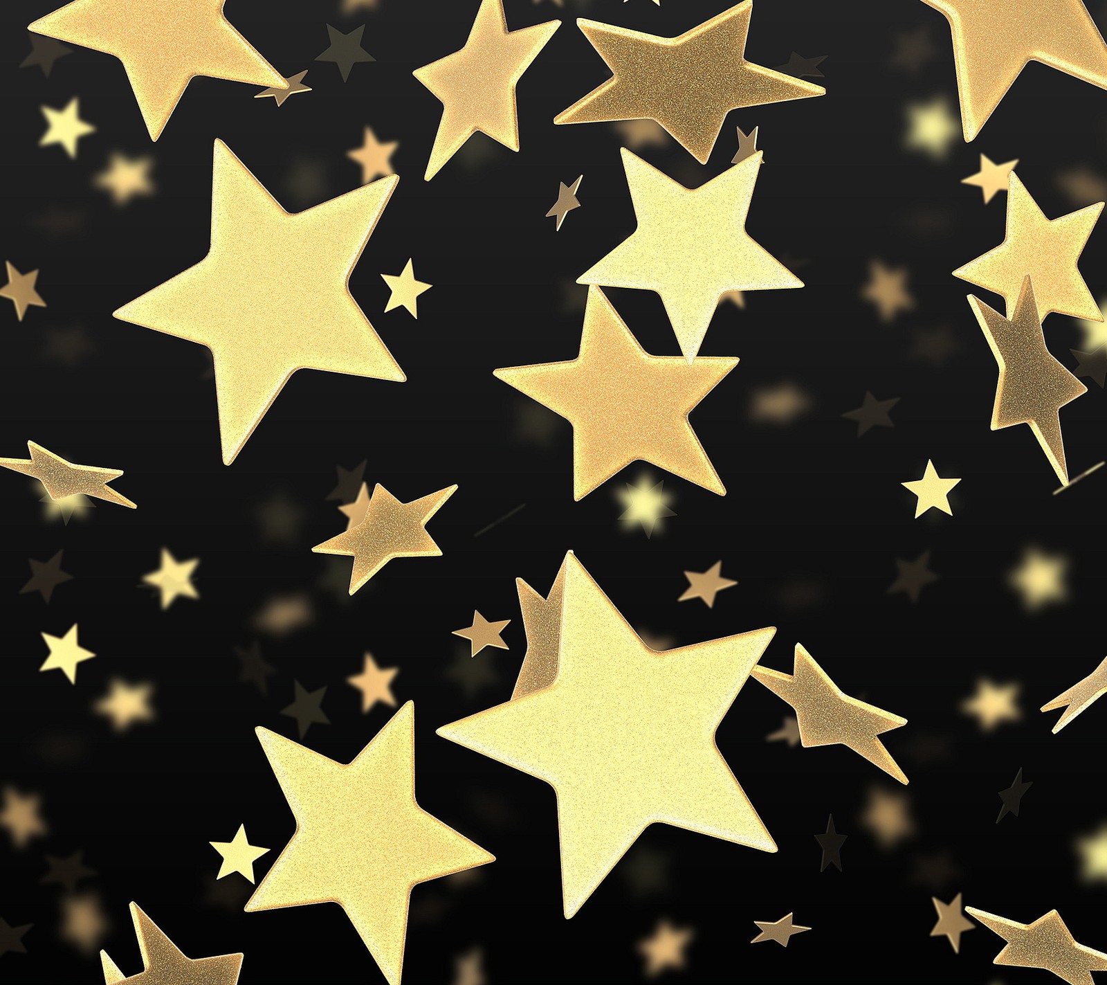 abstract, stars, yellow wallpaper