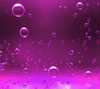 Abstract Purple Bubbles on a Vibrant Background