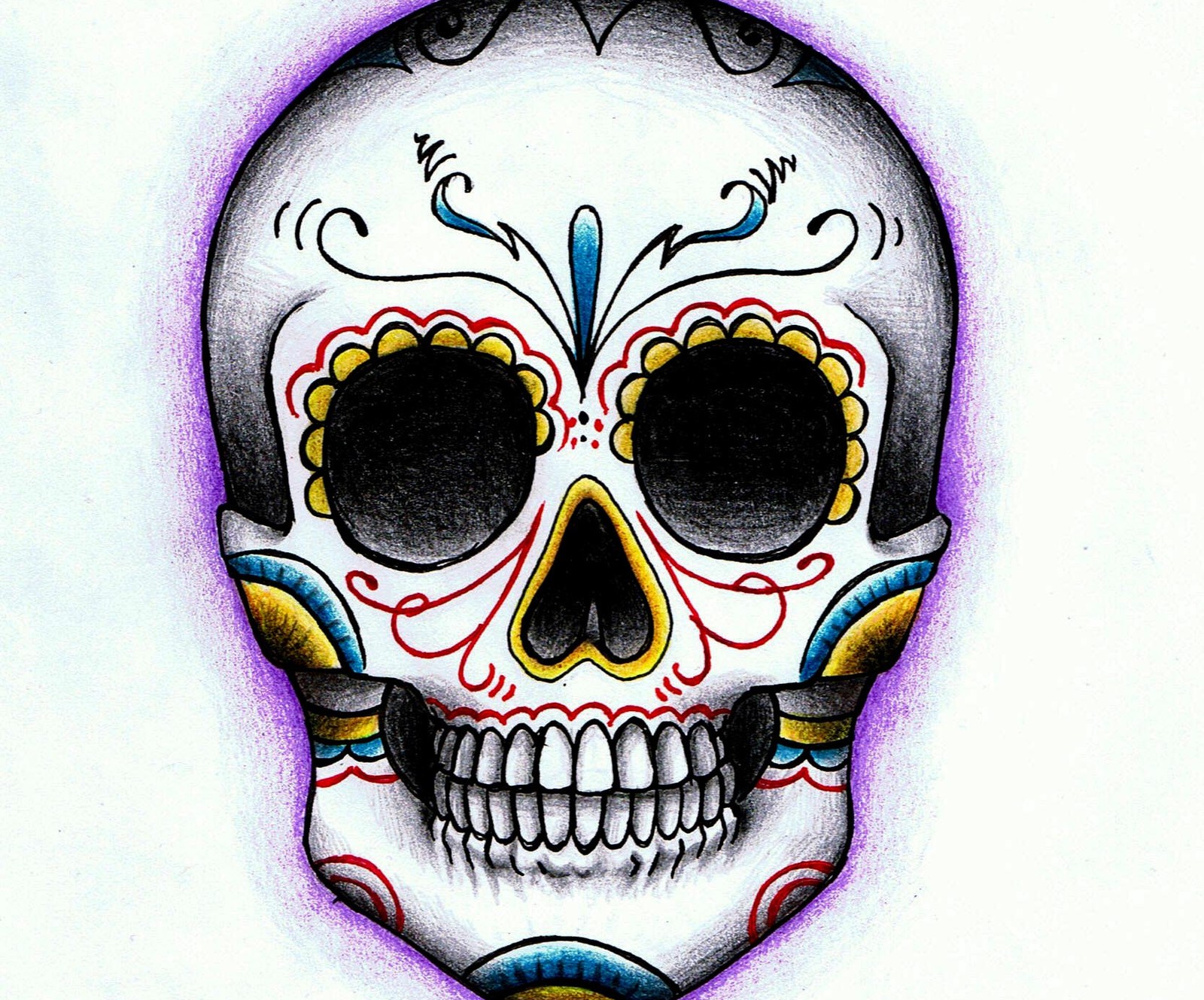 Descargar fondo de pantalla arte, diseño, calavera