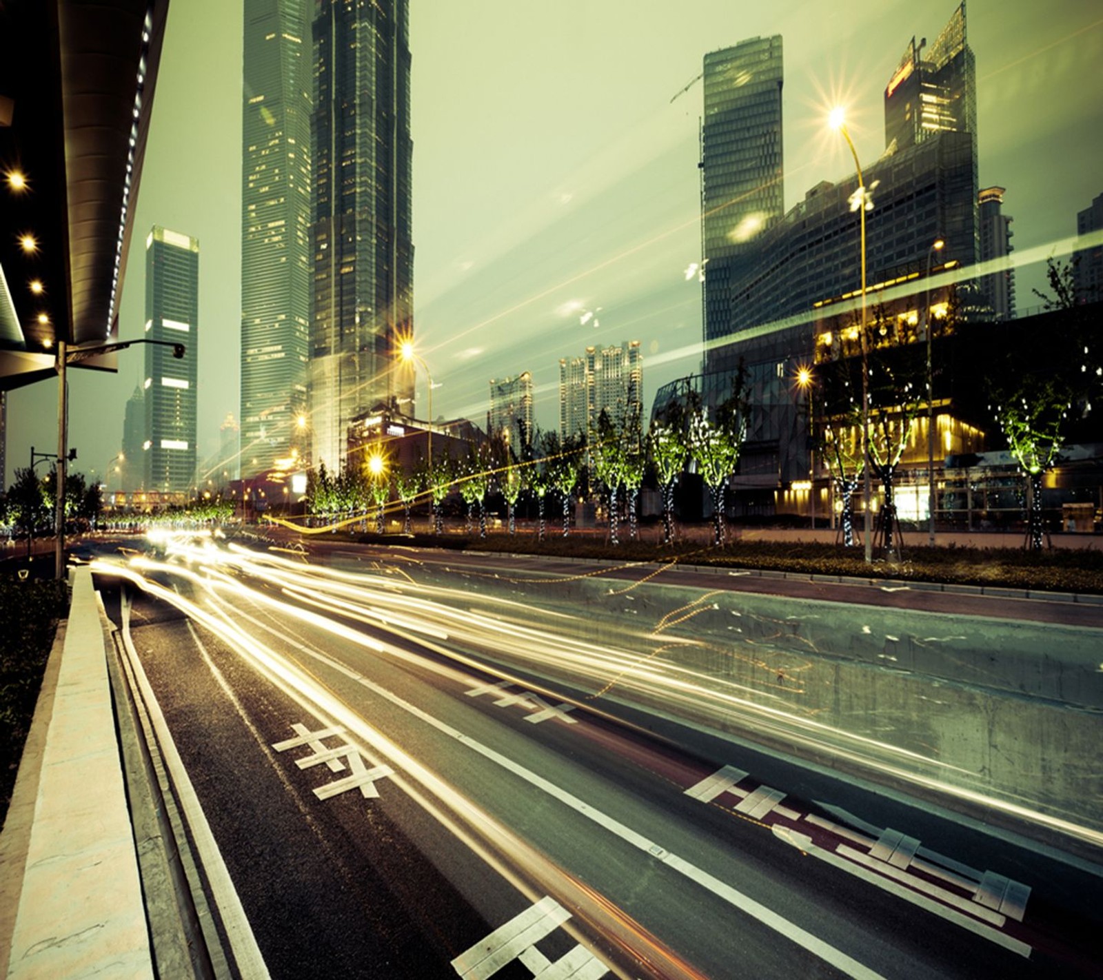 Lade gebäude, stadt, freier weg, hd, autobahn Hintergrund herunter