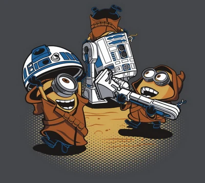 despicable me, funny, jawa, minions, star wars