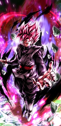 dragon ball legends, goku, goku black, rose, super saiyajin