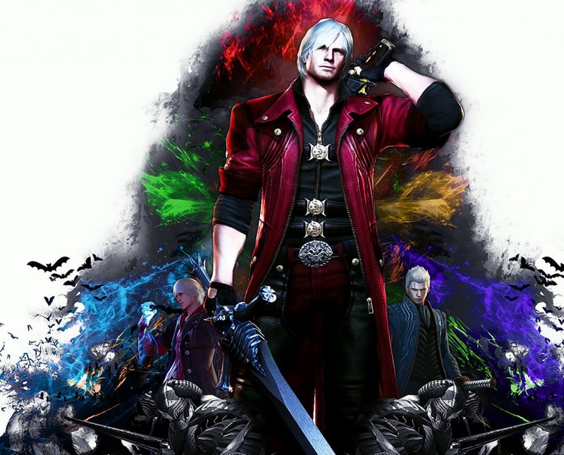 Обои devil may cry hd (данте, dante, дьявол может плакать, devil may cry)