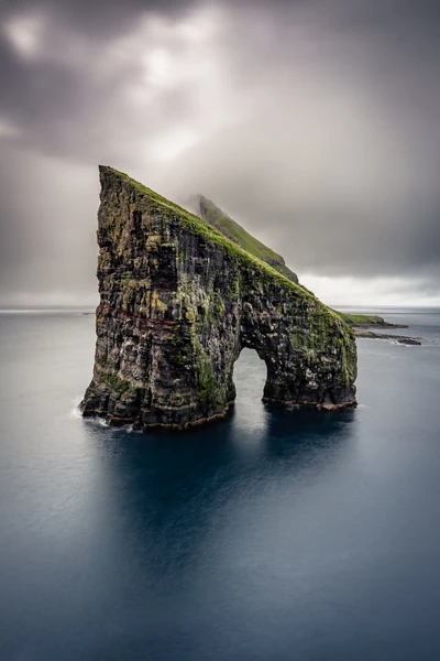 falaises de moher, falaise, île, mer, nuage