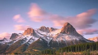 montanha, natureza, cenário, canadá