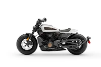 2021 Harley Davidson Sportster S auf weißem Hintergrund - Cruiser-Motorrad 4K Hintergrundbild