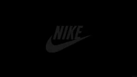 Nike Swoosh Logo in Black and White