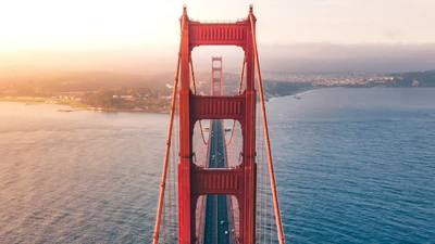 meer, horizont, wasser, brücke, architektur