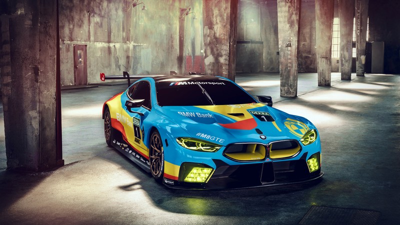 Новый гоночный автомобиль bmw m18 готов к гонке (бмв 8 серии, bmw 8 series, 24 часа ле мана, машина, спортивный автомобиль)