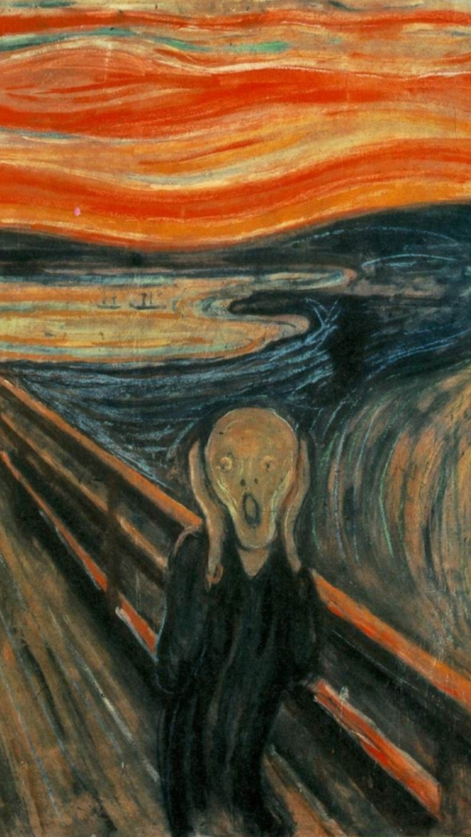 Скачать обои искусство, the scream