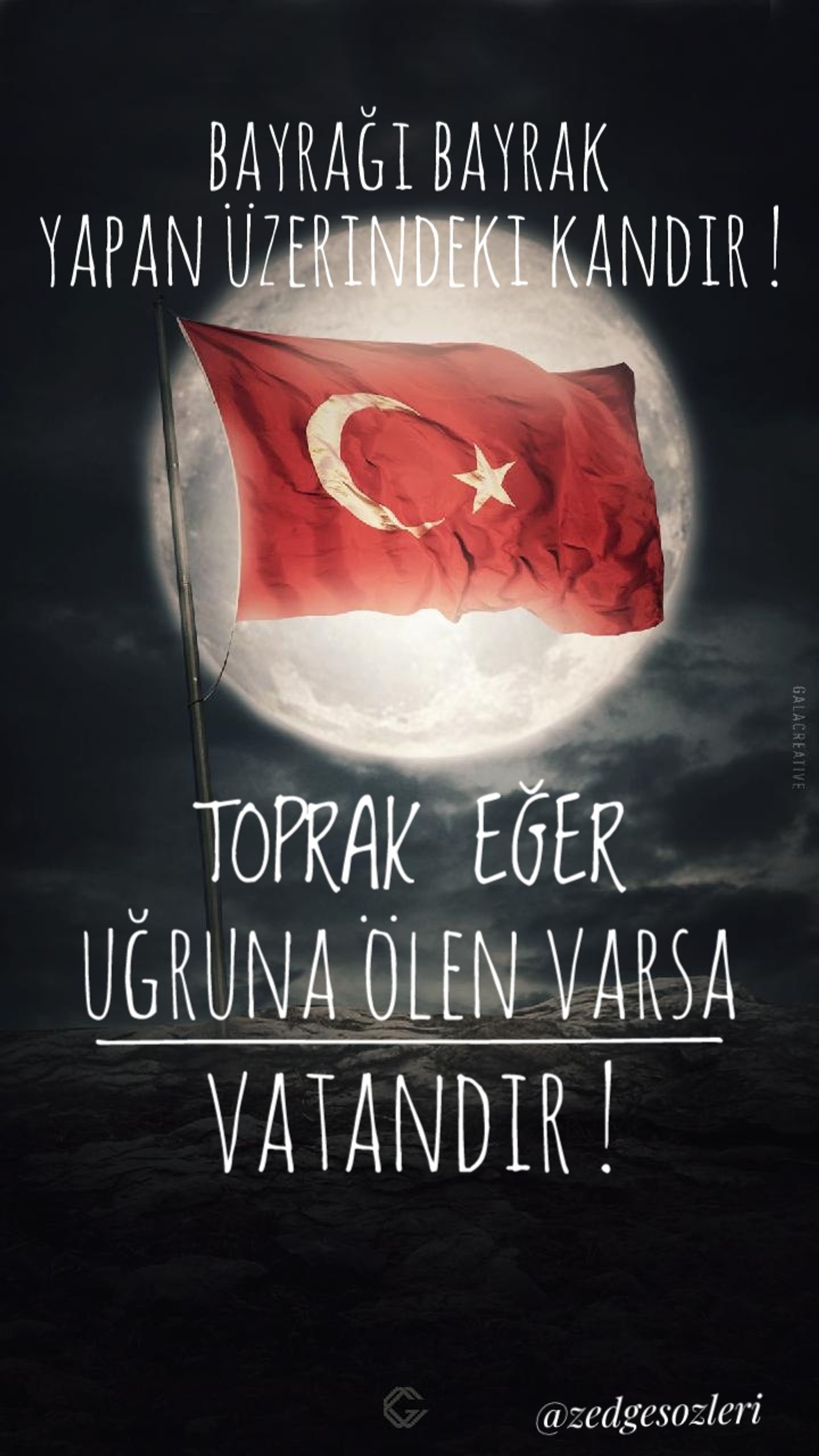 bayrak, fotografli sozler, resimli sozler, turk, vatan wallpaper