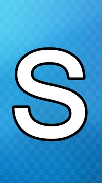 Bold "S" on a gradient blue background.