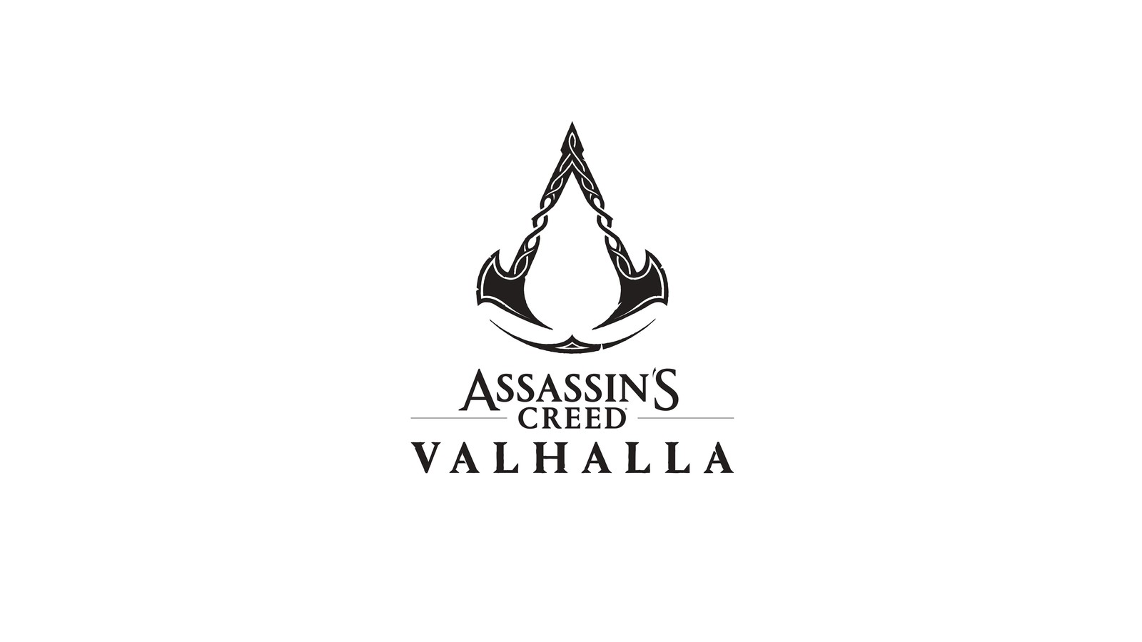 Логотип assassin's creed valhalla (assassins creed valhalla, видеоигра, логотип)