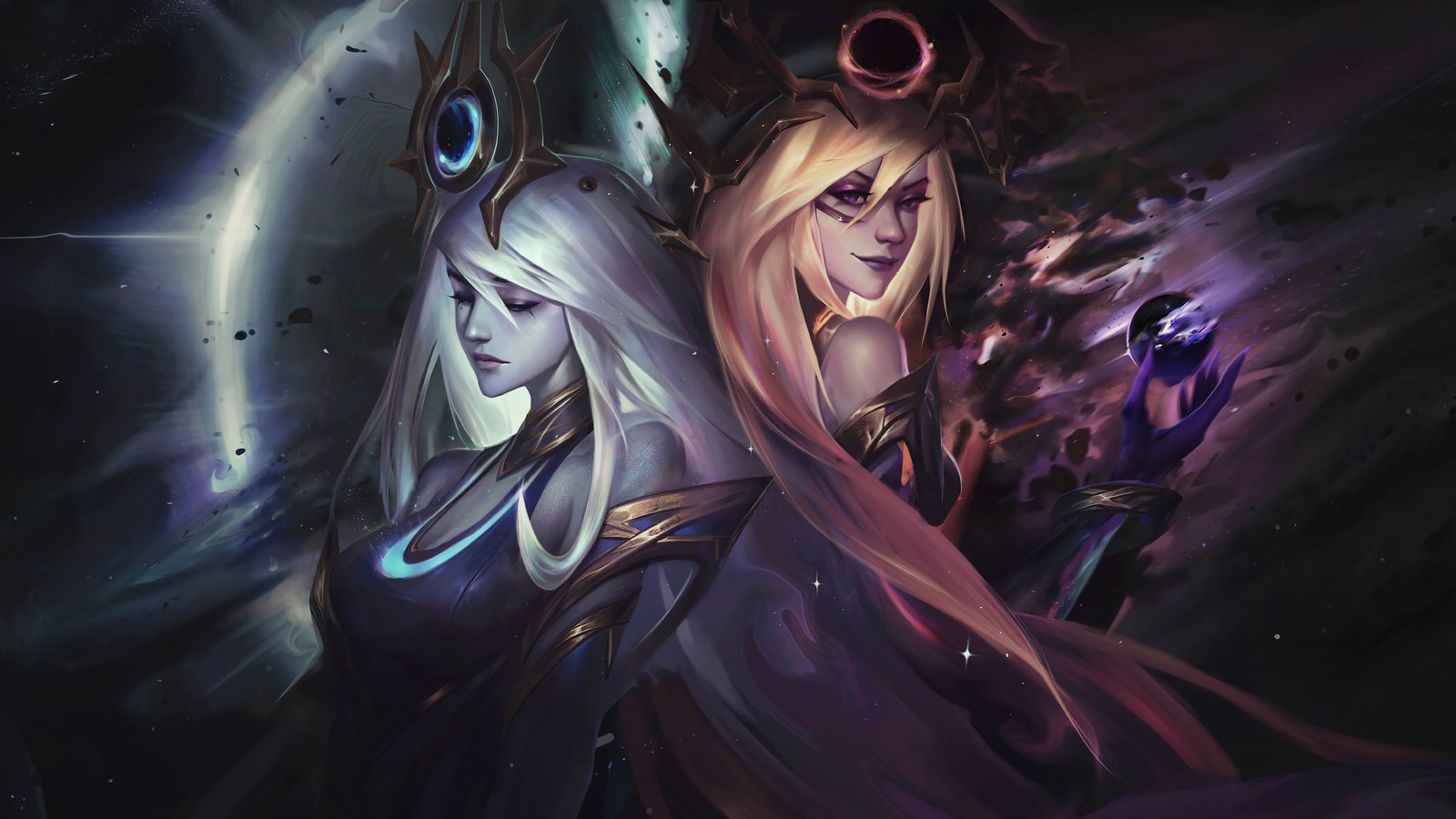 cosmic, lux, lol, league of legends, video game wallpaper