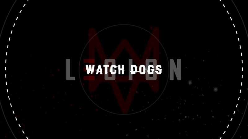 Черно-белое фото логотипа watch dog (watch dogs легион, watch dogs legion, вотч догс 3, watch dogs 3, видеоигра)