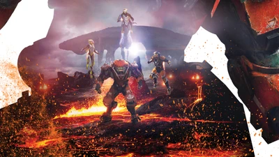 Epic Battle in a Fiery Realm: Characters from Bioware's Strategy Adventure Game