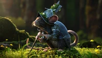 soldier, mouse, cgi, fantasy, digital wallpaper