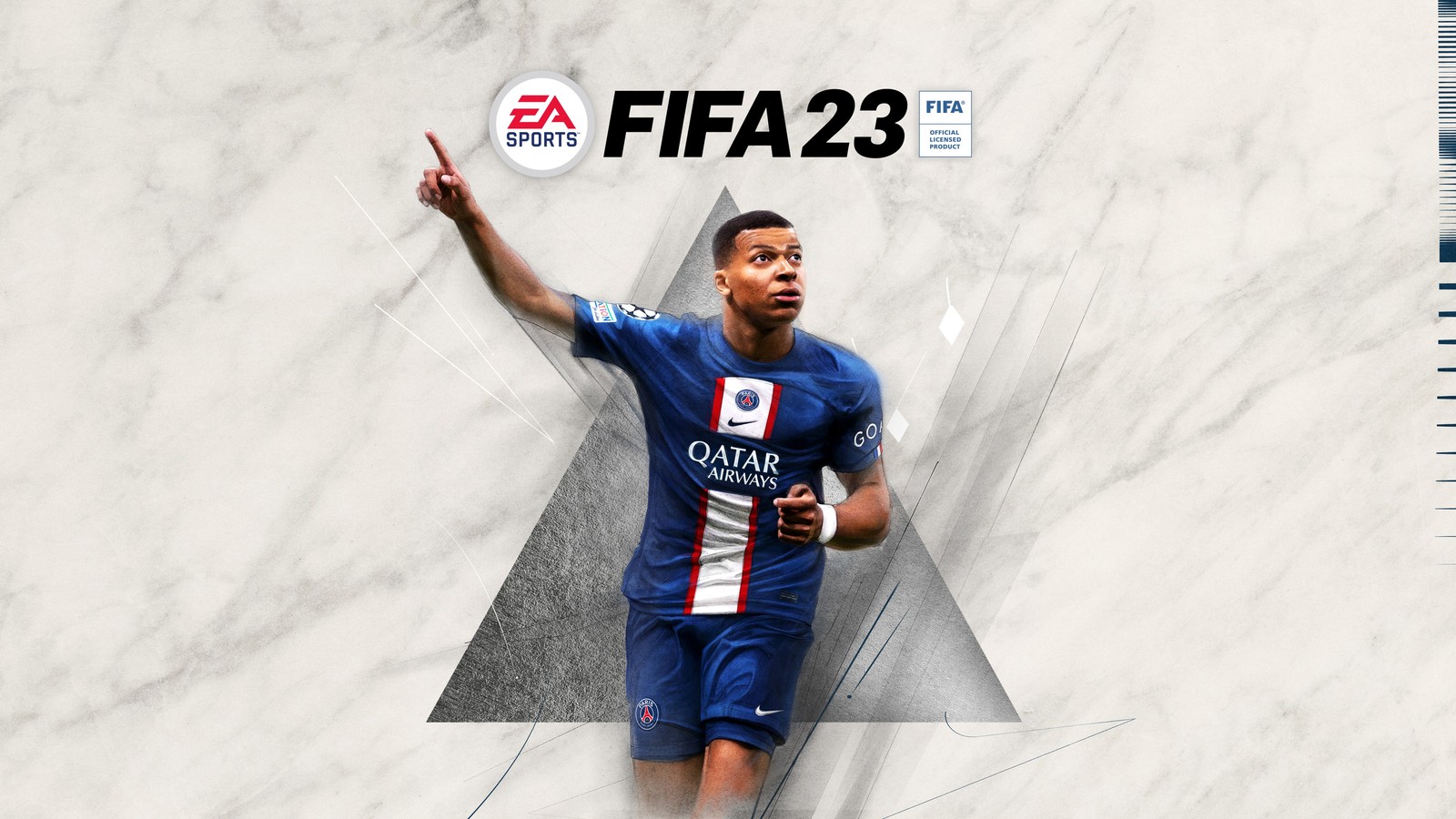 fifa 23, paris saint germain, kylian mbappé, french footballer, 2023 games Download Wallpaper