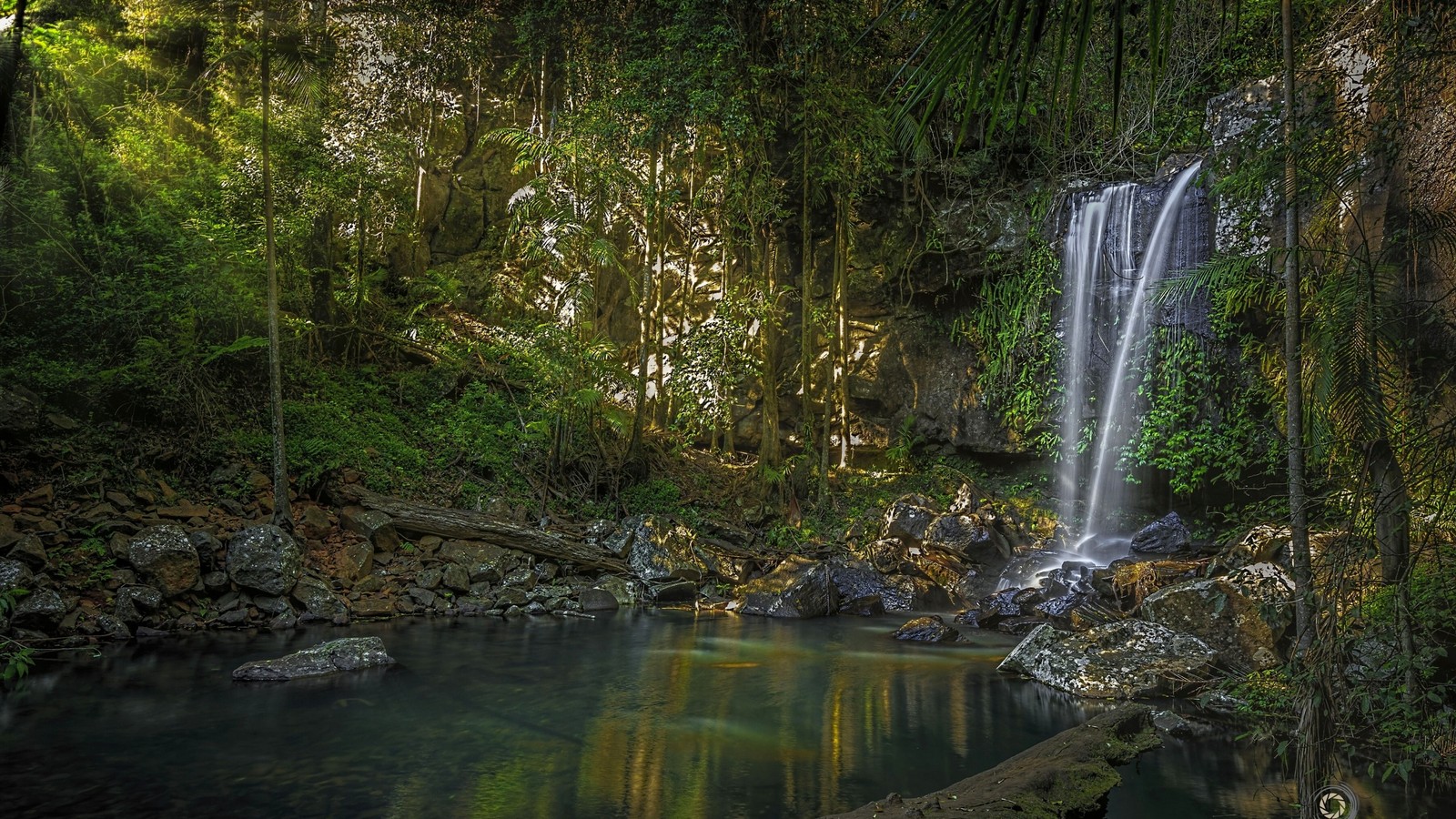 waterfall, body of water, water resources, nature, nature reserve wallpaper