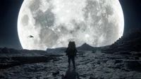 death stranding 2, video game, death stranding, full, moon wallpaper