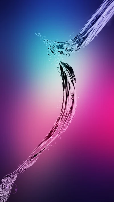 Fluid Motion in Vibrant Colors