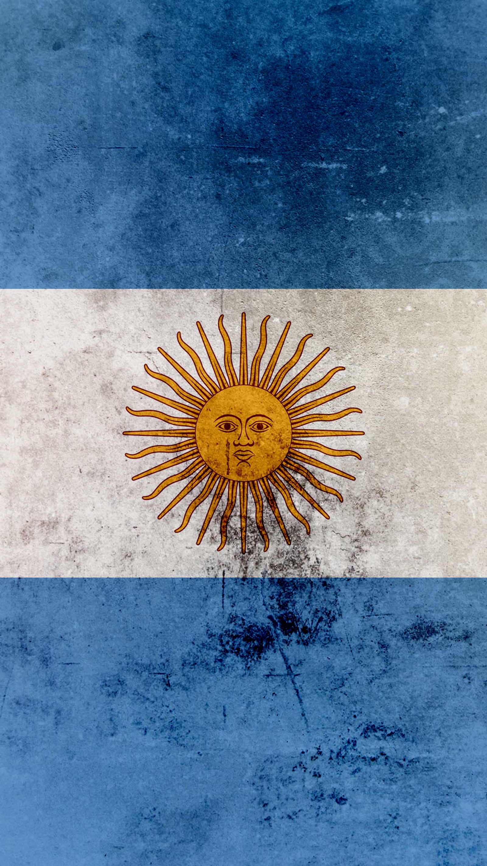 Arafed image of a sun on a blue and white background (argentina, flag, football, grunge, messi)