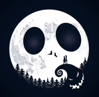 El baile a la luz de la luna de Jack Skellington: Un cuento navideño de Tim Burton