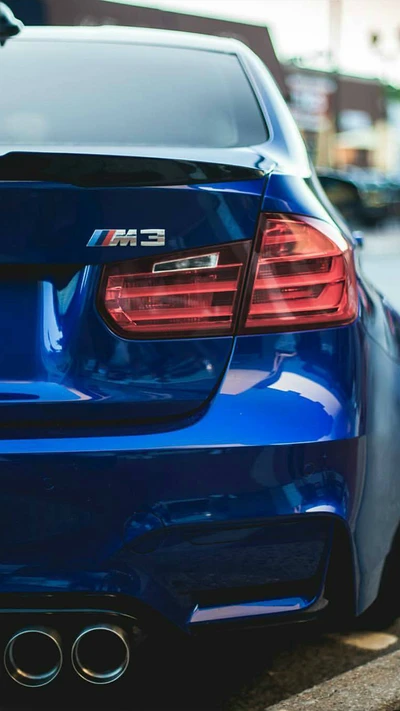 bmw, car, f80, m3, rear