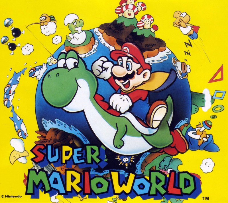 Близкий план игры nintendo super mario world (mario, супер)