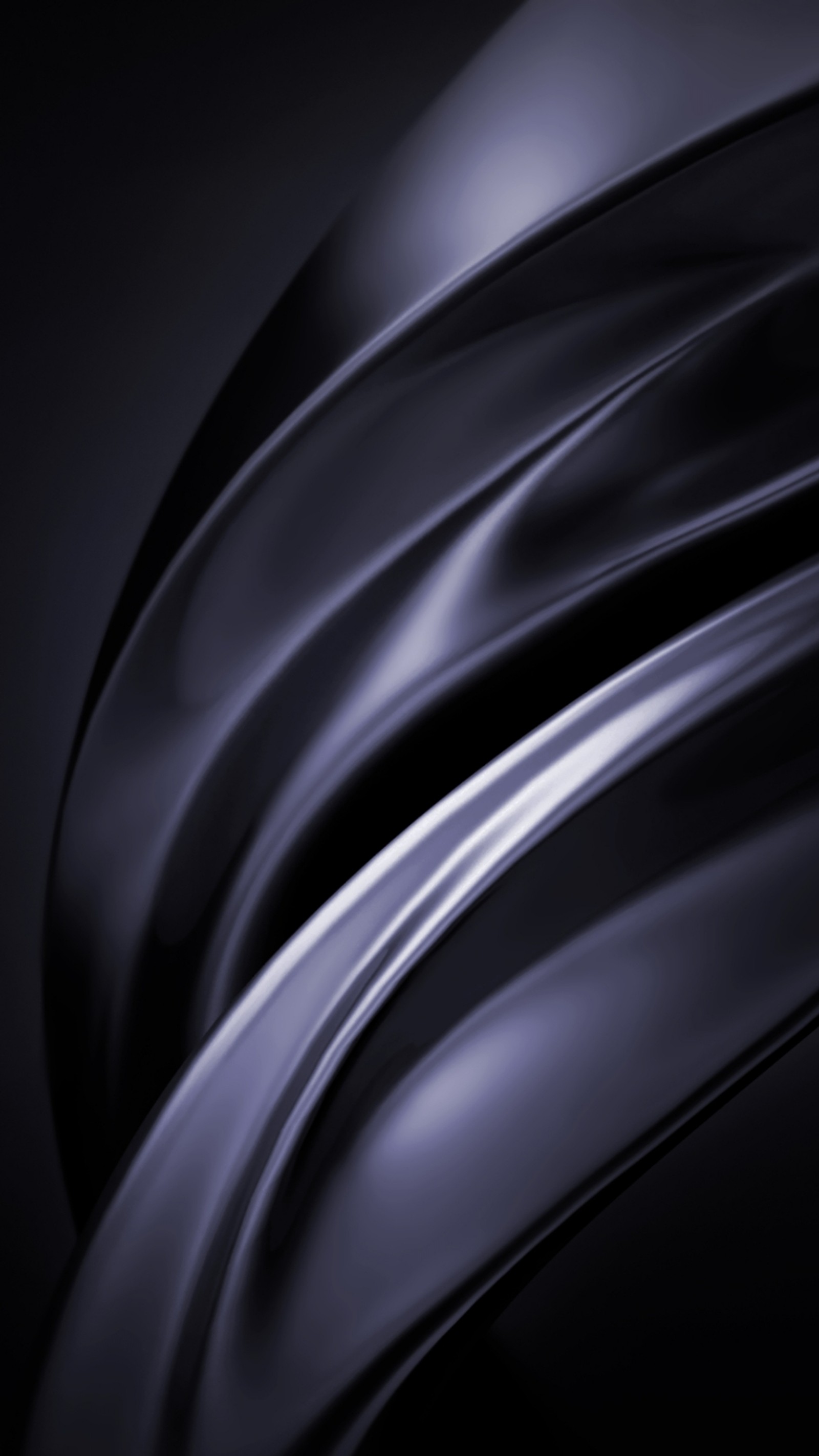 A close up of a black and white photo of a curved surface (abstract, beauty, blue, stock wallpaper, xiaomi mi 6)