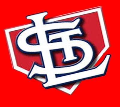 Logotipo do St. Louis Cardinals em fundo vermelho