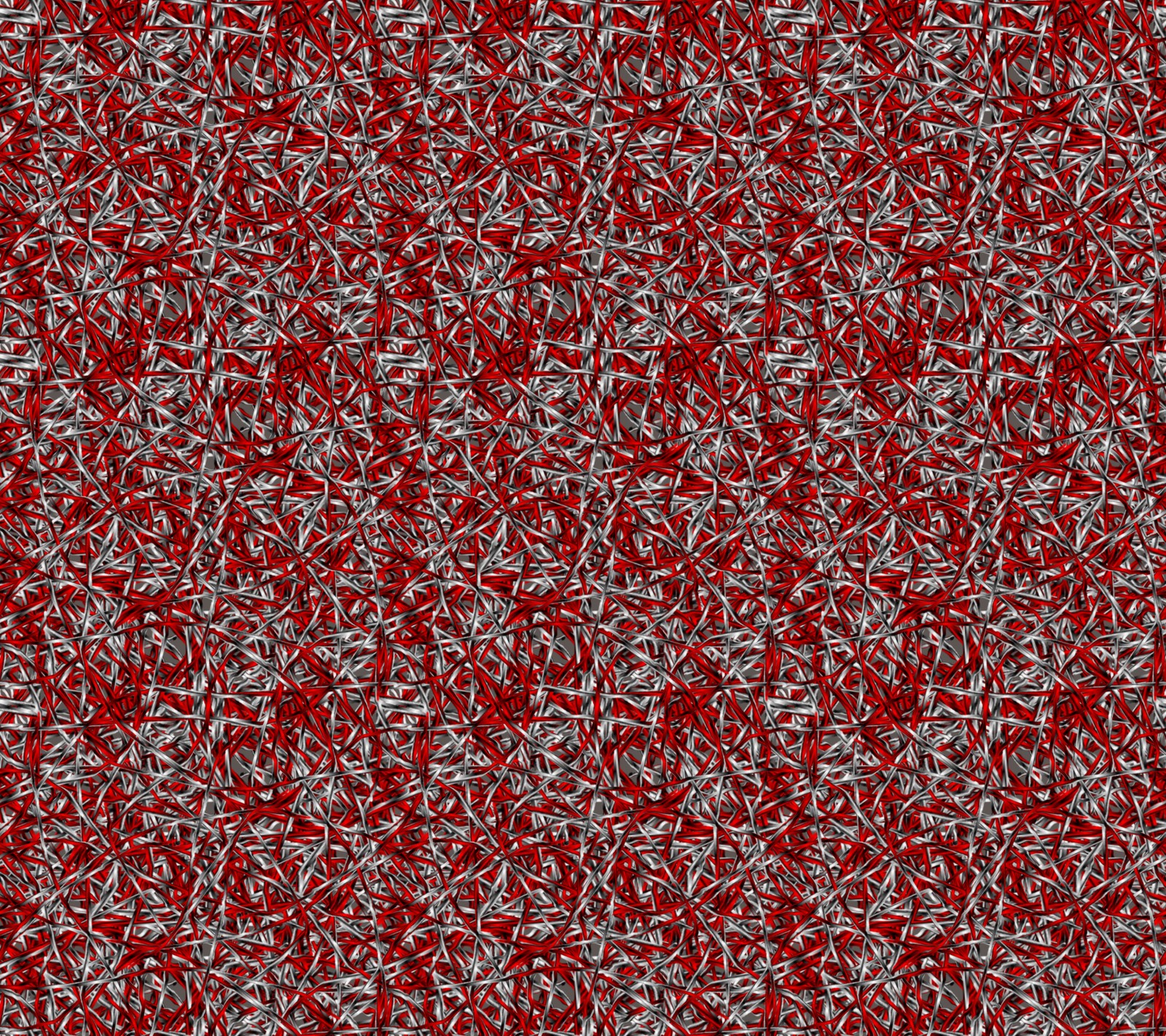 A red and silver abstract background with a pattern of small, irregular shapes (abstract, red, silver, wall)