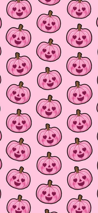 cute, halloween, pink, pumpkin, pumpkins