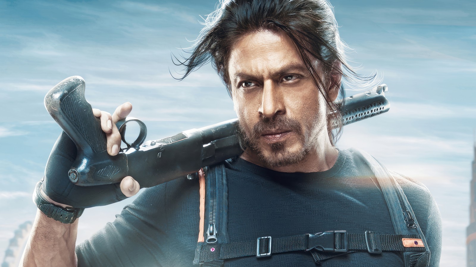 Lade pathaan 2023, film, indisch, shah rukh khan Hintergrund herunter