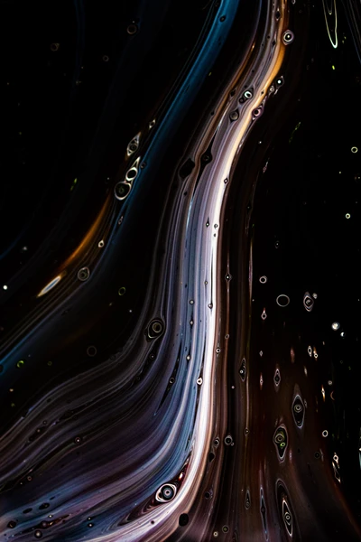 Abstract Flow of Asphalt and Light