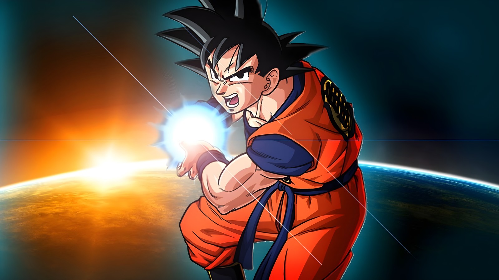 Descargar fondo de pantalla goku, vegeta, dragon ball, frieza, dragón