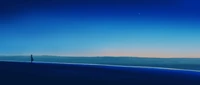 alone, mood, lonely, blue sky, horizon wallpaper