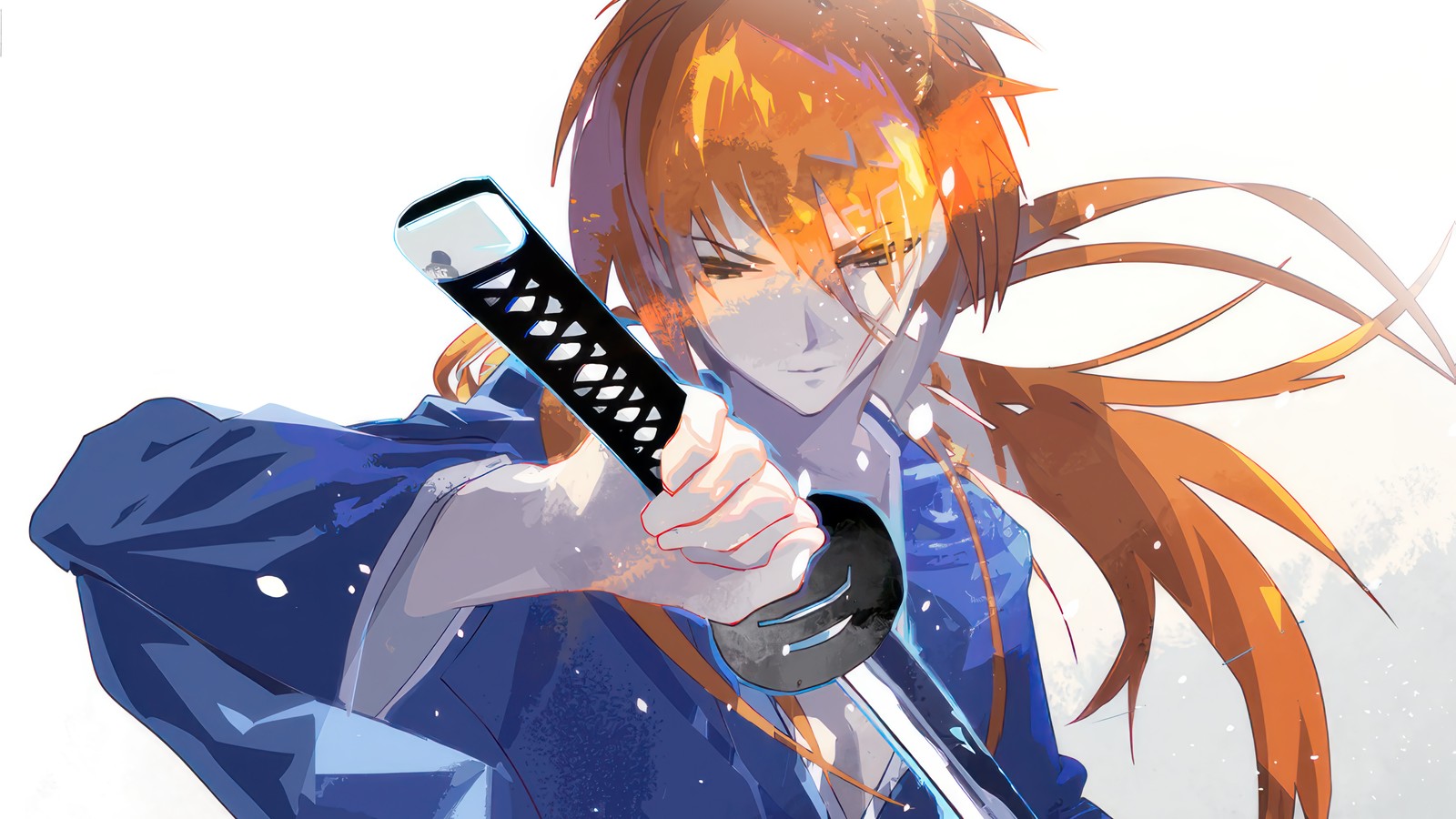 Anime, chica de anime, espada, espada, espada, espada, espada, espada, espada (rurouni kenshin, meiji kenkaku romantan, anime, samurai x, kenshin himura)