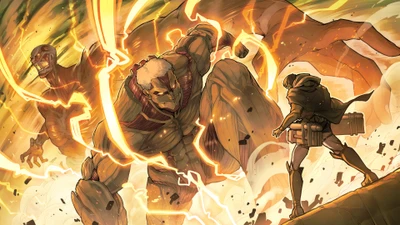 Armored Titan Confrontation in Attack on Titan