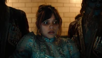 Jenna Ortega in a tense moment from Beetlejuice 2 (2024)