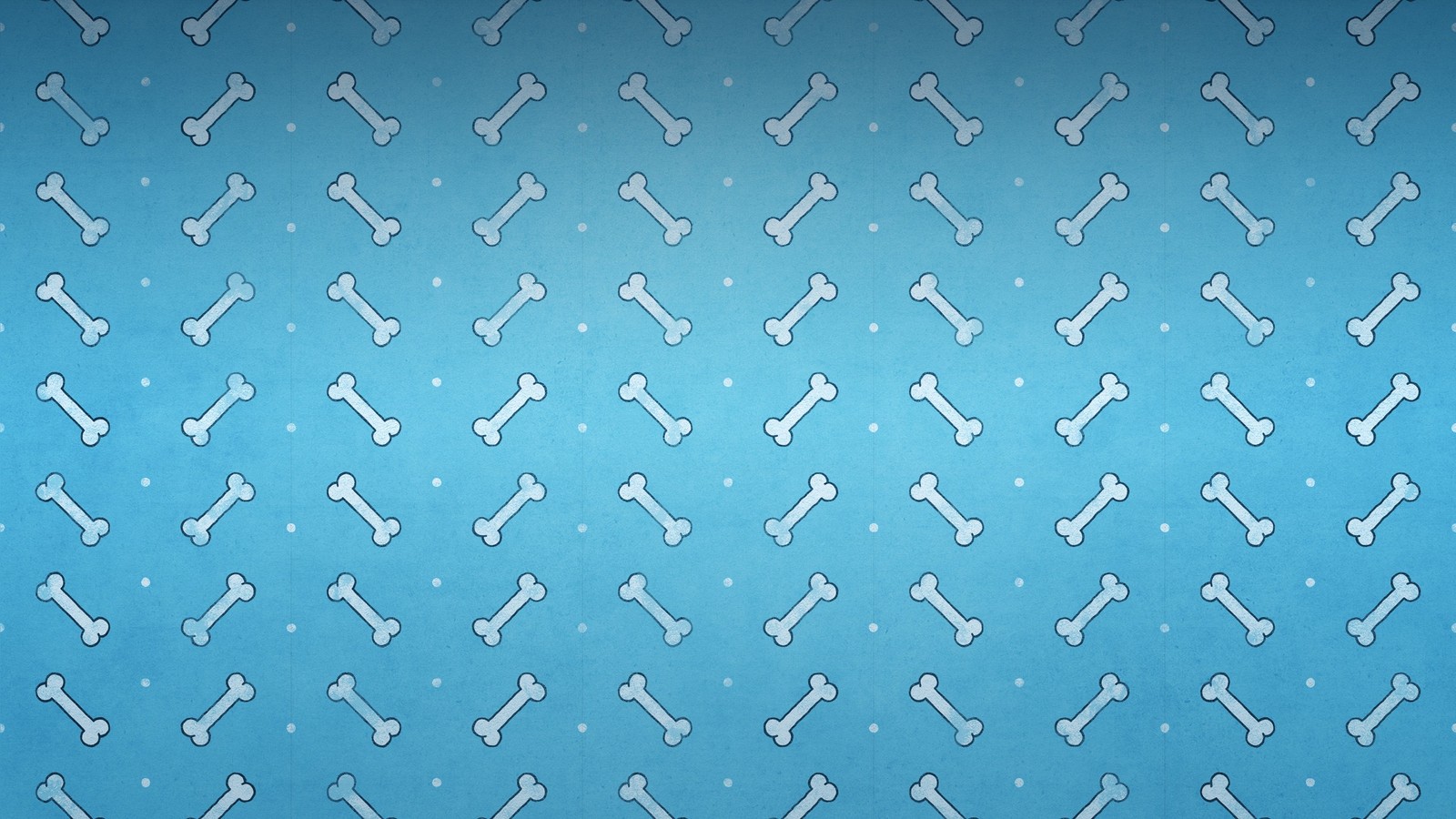 A blue background with bones and stars on it (blue, pattern, azure, paws, angle)