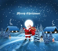 christmas, holiday, santa wallpaper