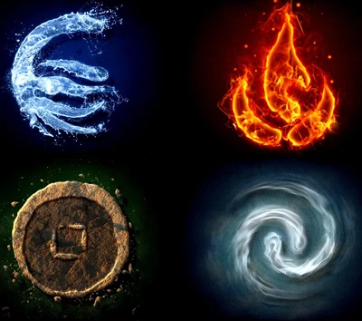 avatar, tierra, elementos, fuego, luigyh