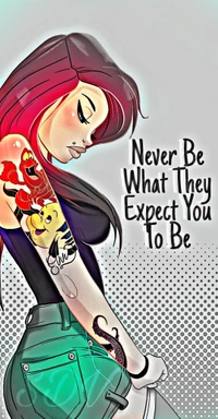 ariel, mermaid, quote