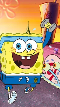 dibujos animados, bob esponja, spongebob