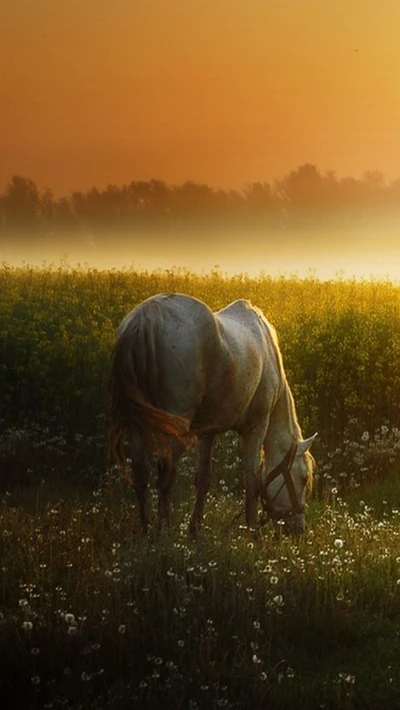 animal, beau, cheval