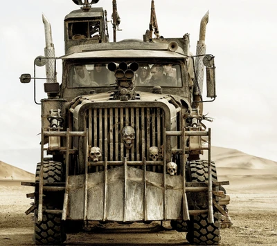 mad max, movies, skulls, truck