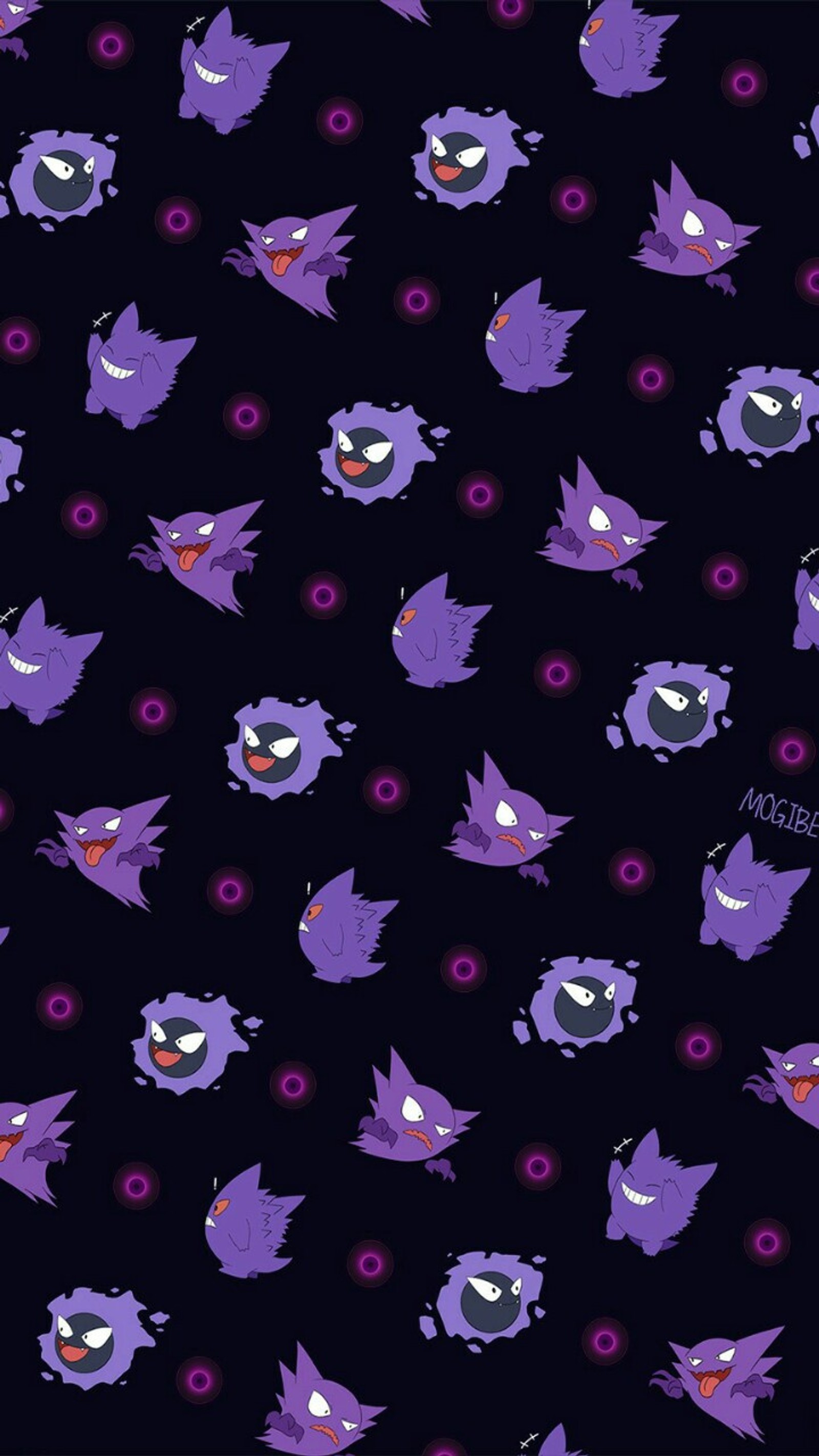 Baixar papel de parede anime, gastly, pokémon, pokemon